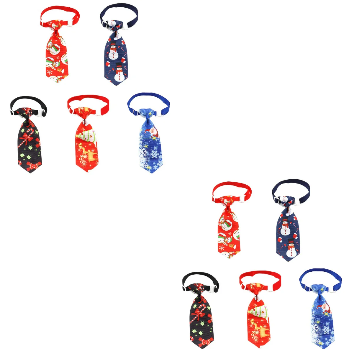 

Christmas Tie Pet Ties Neckneckties Collar Dog Cat Dogs Pets Bow Decor Collars Festival Santa Costume Holiday Bowtie Mini