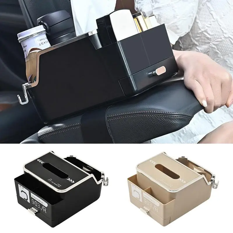 

Tissue Holder Box Dispenser For Car Organizers Car Interior Accessories Water Cup Holder Storage Box For Water Cup Tissue