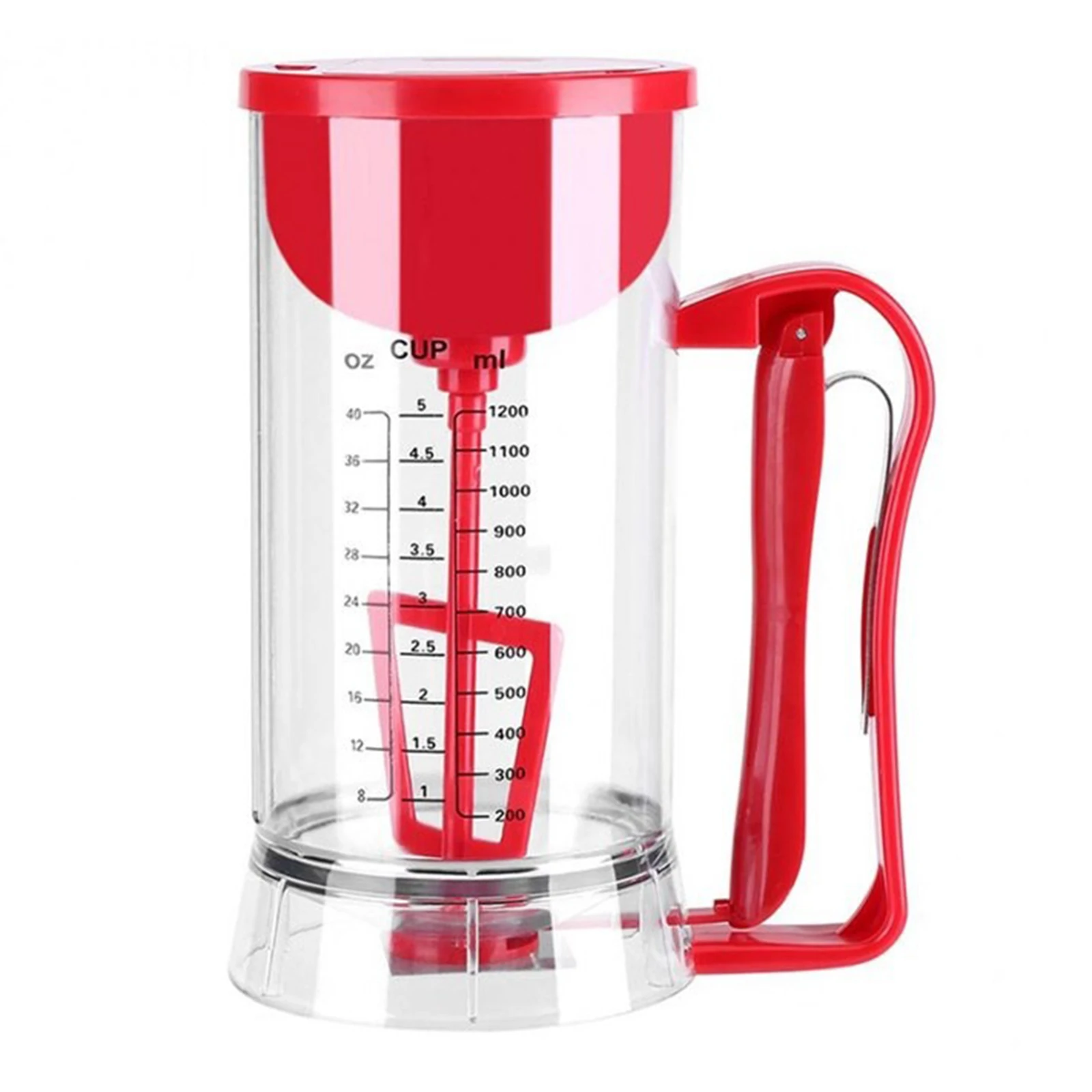 

Durable Electric Mixer Batter Dispenser For Pancake Manual Mixer 1200mL Batterer Baking Machine Cake Bread Pancake