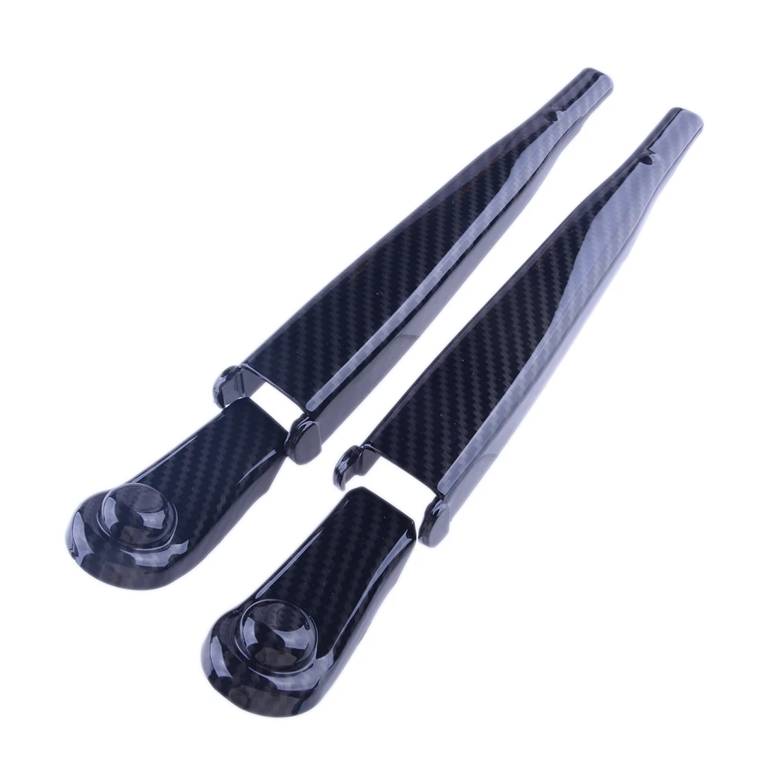 

1 Set Front Window Windshield Wiper Arm Trim Cover Decor Cap ABS Fit for Suzuki Jimny 2019 2020 2021 Carbon Fiber Style Black