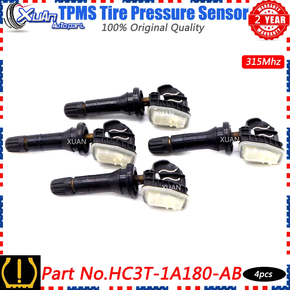

XUAN Tire Pressure Monitor Sensor TPMS HC3T-1A180-AB For Ford F-250 F-350 F-450 SD Fusion Lincoln MKZ 2017 2018 HC3Z-1A189-A