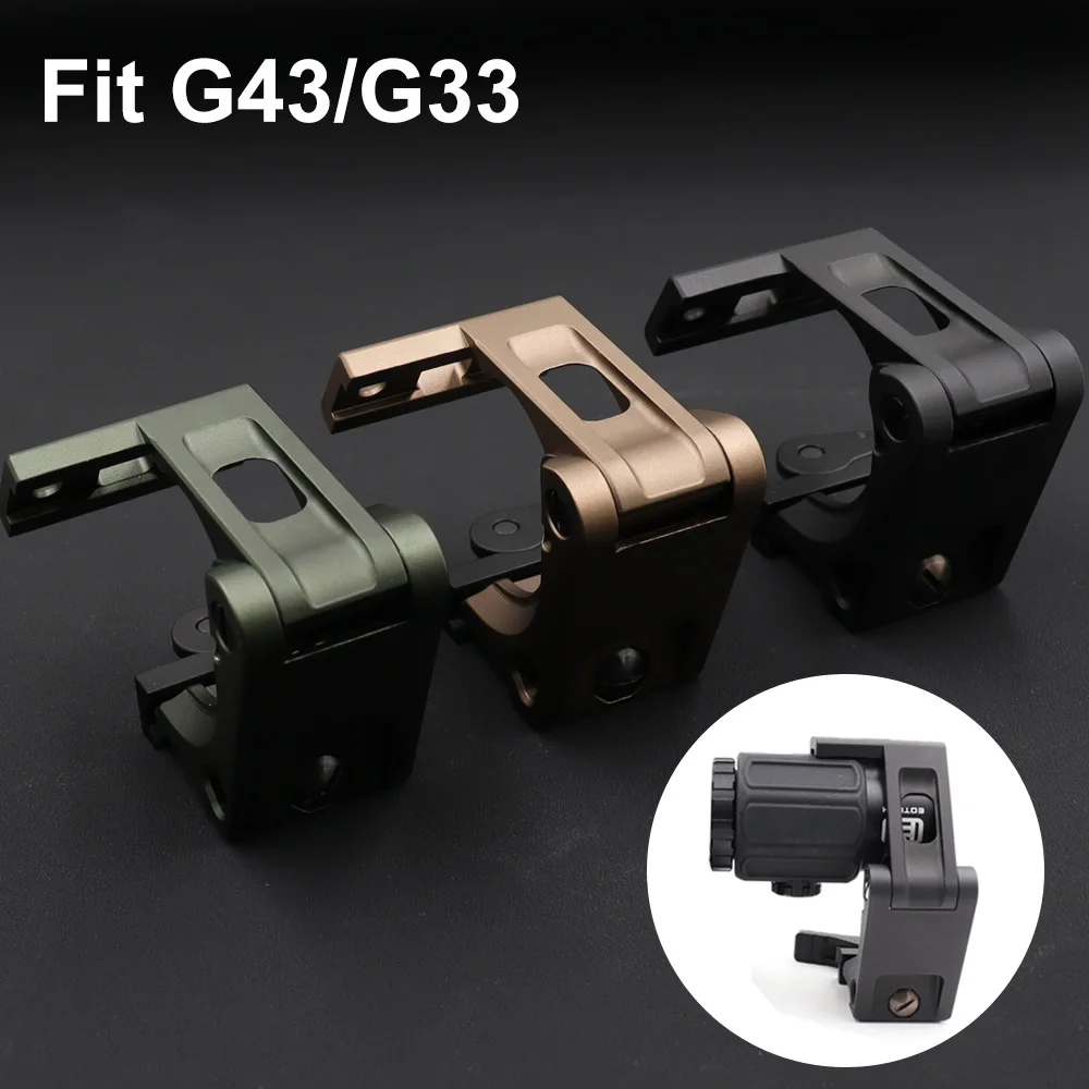 

Airsoft Fast FTC CNC Mount For G33/G43 And AImpoint Magnifier 558 EXPS Foldable Mount Hunting Weapon Hunting Accessories