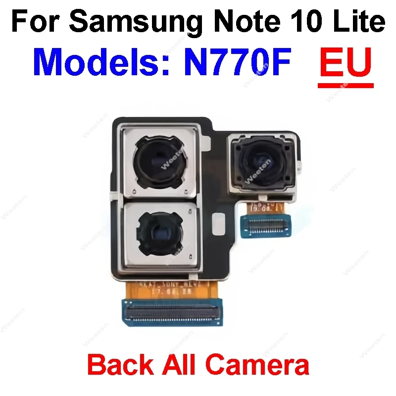 Передняя и задняя камера для Samsung Note 10 Plus Lite SM-N975F N975 N970 N970F N971N N975F N975U N976B Малая