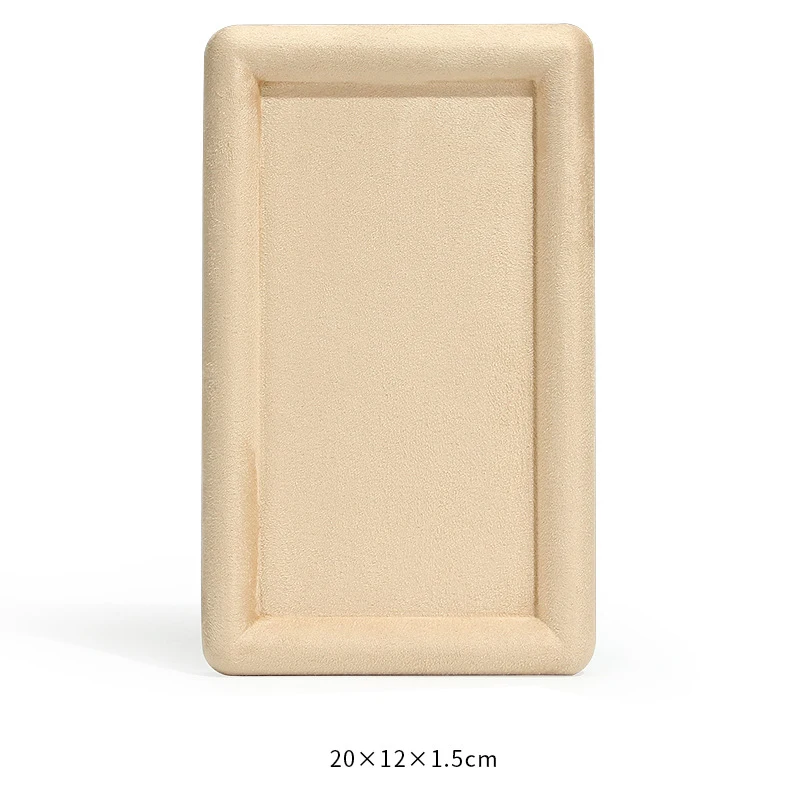 

Бархатный лоток для демонстрации ювелирных изделий с бриллиантами, кольца, шпильки для ушей, лоток для хранения ожерелья, браслета, подвески, лоток для хранения