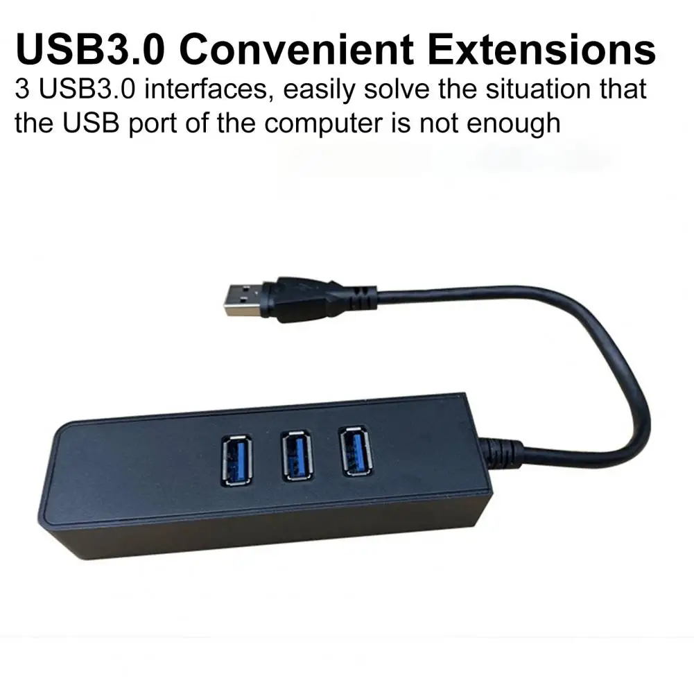 

Удобный сетевой адаптер, портативная док-станция с USB 3,0 на RJ45 для ноутбука, Ethernet, подключение к Интернету