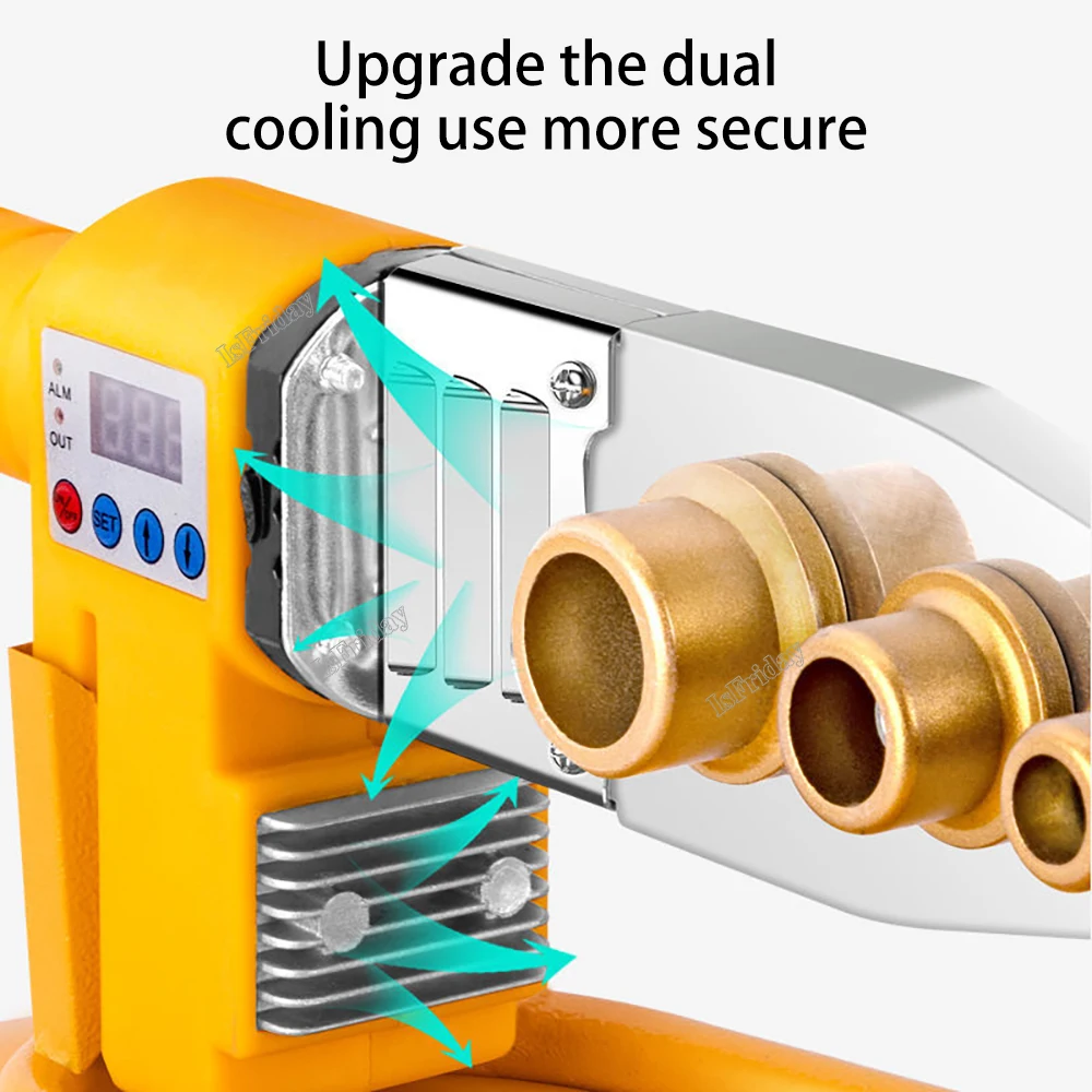 Сварочный аппарат для труб PB/PP/PE/PPR 600-1000 Вт паяльник из ПВХ пластиковый сварочный