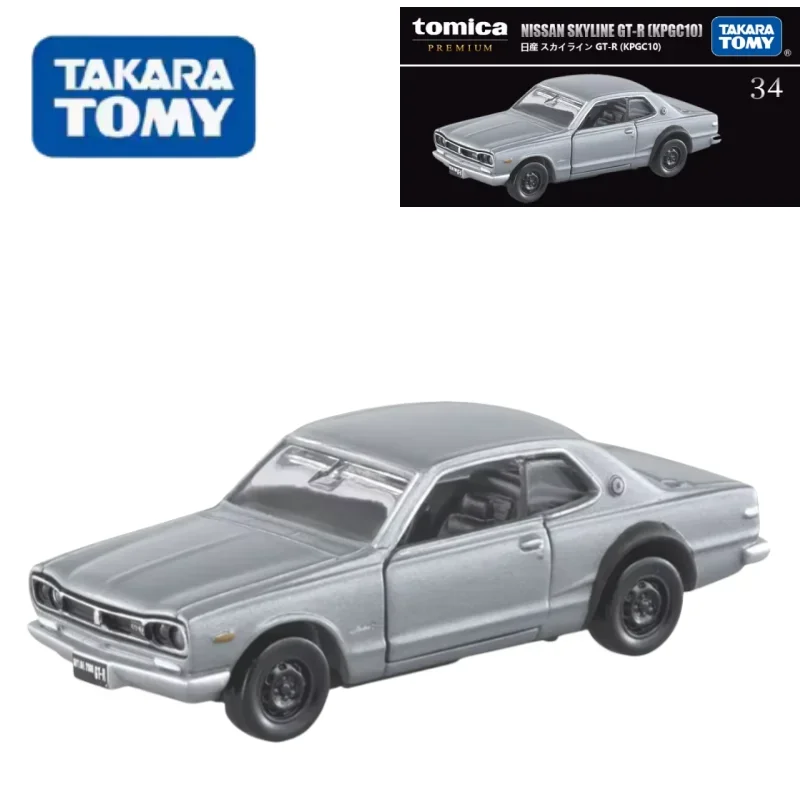 TAKARA TOMY 1:64 Литая под давлением модель автомобиля из сплава в черной коробке
