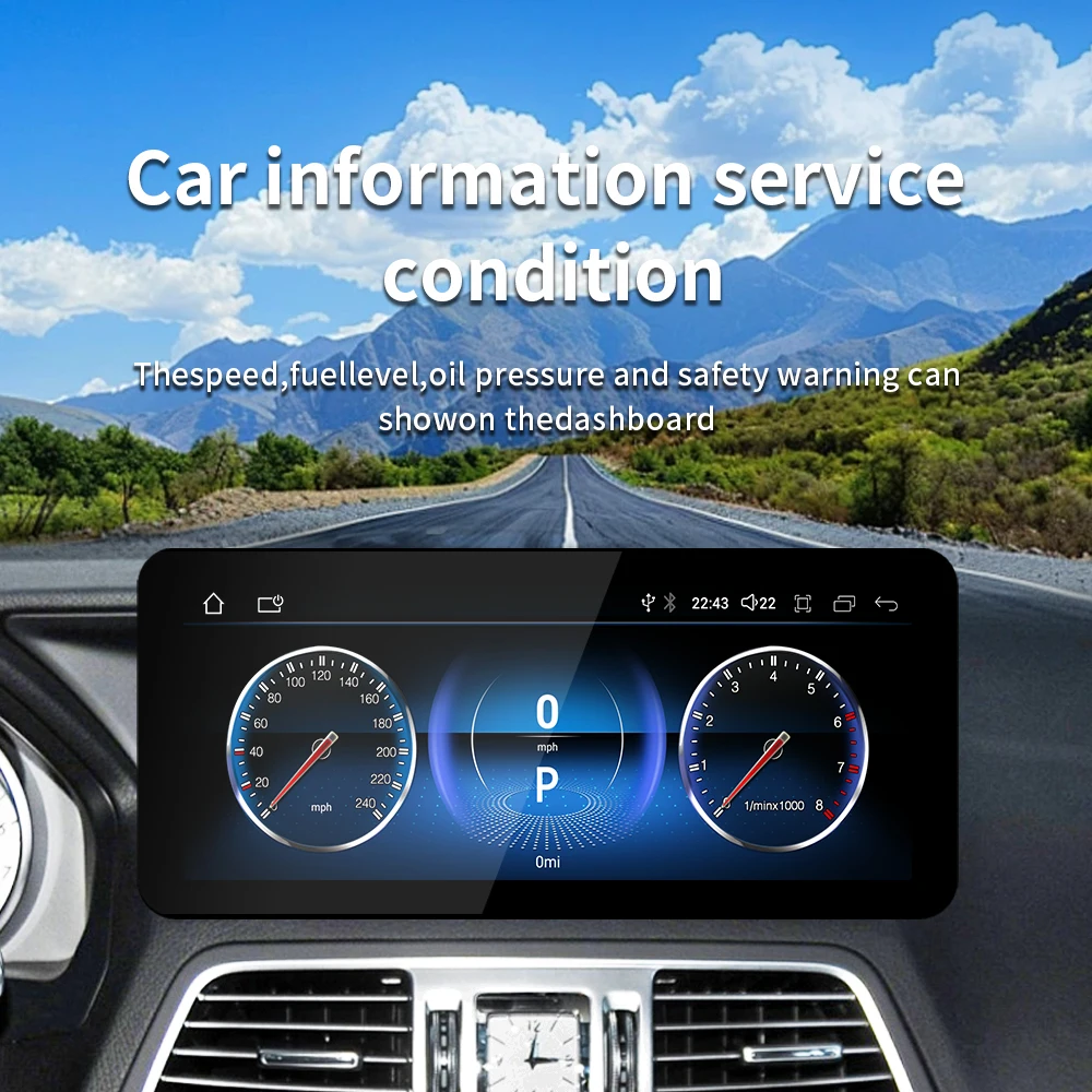 Беспроводной CarPlay/Android Auto 12 3 дюйма новый автомобильный DVD-видео мультимедийный