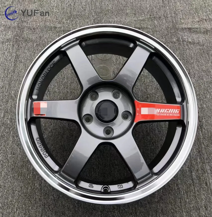 

17 inch flow forming TE37 Casting wheels lightweight performance Racing alloy rims Passenger Car Wheels tires