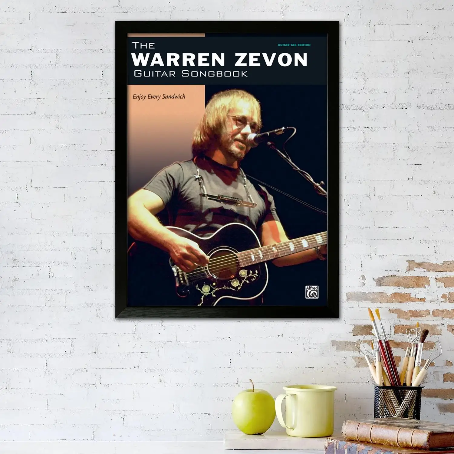 Плакат на холсте Warren Zevon настенное искусство печать с изображением современная