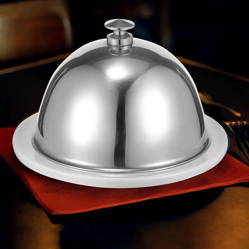 

Snack Dish Ceramic Butter Cheese Dish Round Western Food Dessert Dish with Cover Butter Sealing Box Butter Plate Storage Tray