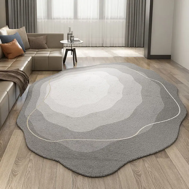 

Special-shaped Large Area Rug Living Room Sofa Floor Mat Decoration Chambre Luxury Bedroom Carpet Thickened Wool Carpet for Kids