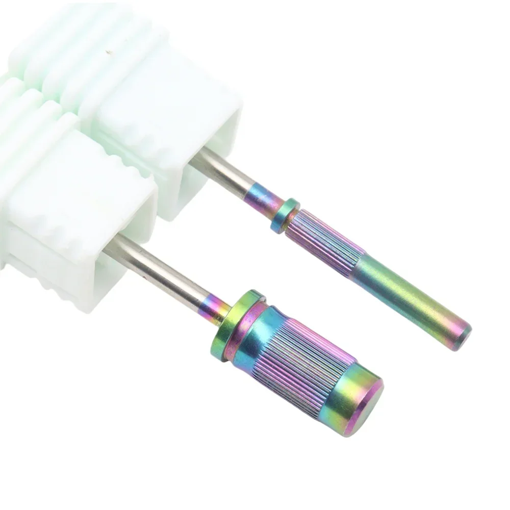 Quality 1Pcs Rainbow Plate Big &amp Long Mini Mandrel Bit Nail Art Sand Ring sanding bands Split Removal