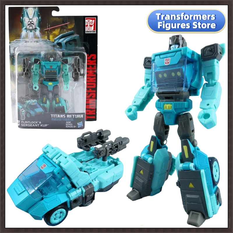 В наличии Трансформеры Titans Return D-Class Kup Коллекционная экшн-фигурка Hello Kitty Pokemon Stitch