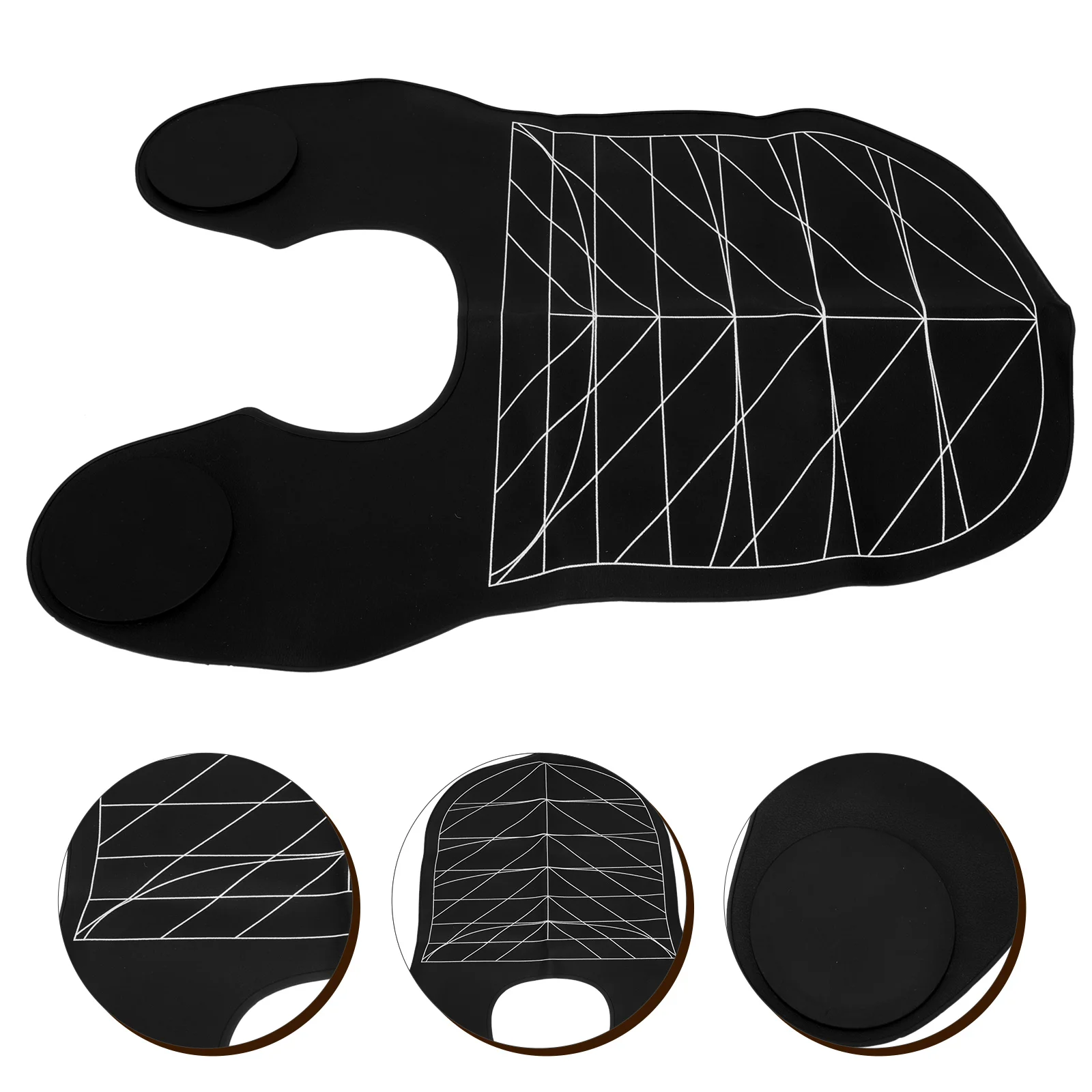 

Накидка-воротник для стрижки волос, Силиконовая накладка на шею, шаль, плечи, Парикмахерская, Парикмахерская, защита для стрижки, дышащая ра...