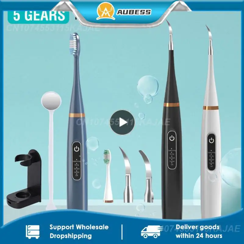 

1~5PCS Electric Teeth Whitening Calculus Scaler Plaque Coffee Stain Tartar Removal High Frequency Sonic Toothbrush Teeth
