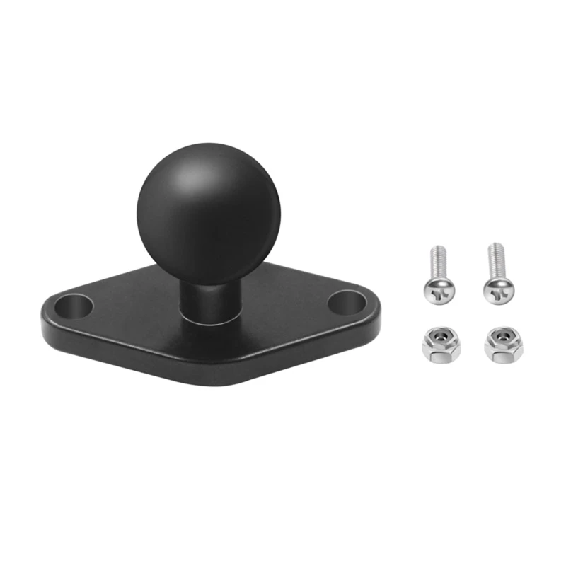 

Motorcycle Handlebar Clamp Base 25mm Rubber Ball Head Mount for Microphone Cellphones GPS Navigation Bracket Accessories