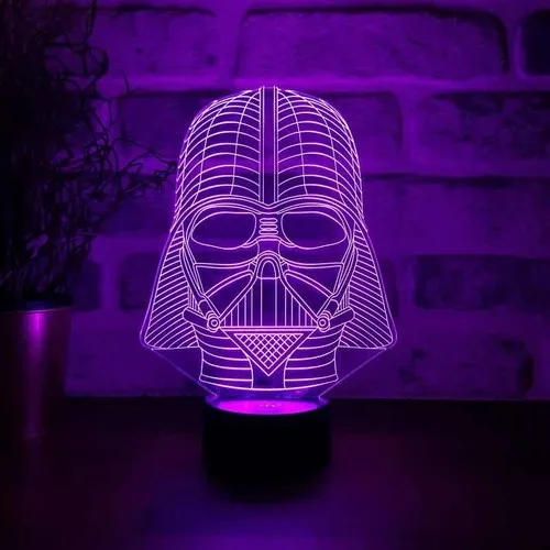 3D Darth Vader Helmet Lamp Star Wars 7 Different Light Colors darth LED 3d Color Changing | Лампы и освещение