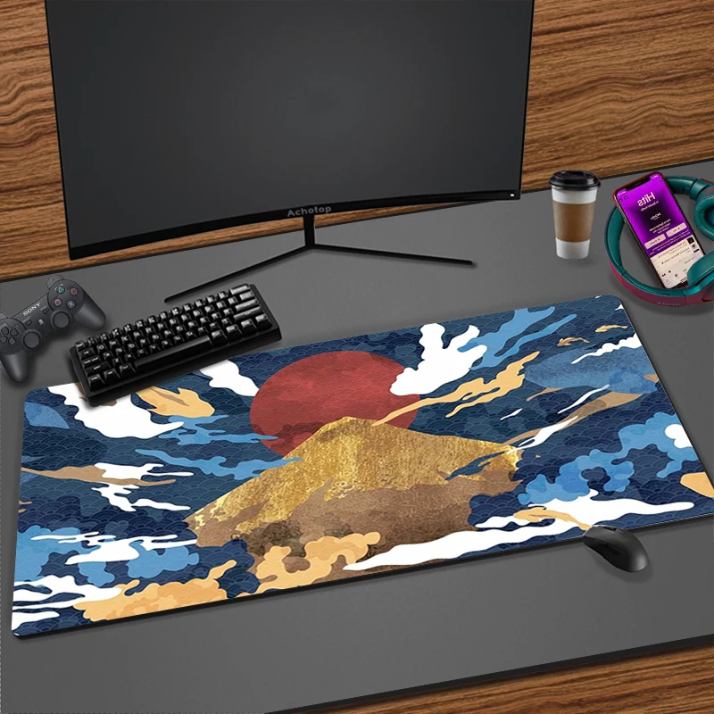 

Gaming Accessories Mouse Pad PC Gamer Mousepad Computer Keyboard Desk Mat Large Mause Pad Fujiyama Mouse Carpet Table Deskpad