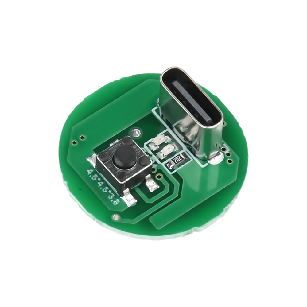 5 шт. плата драйвера фонарика DIY печатная Type-C порт зарядки 5-10 Вт встроенный