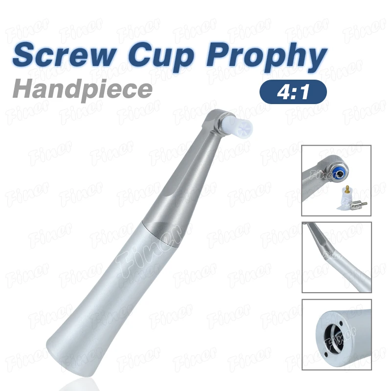 Стоматологический инструмент профи 4:1 угловой низкоскоростной наконечник для