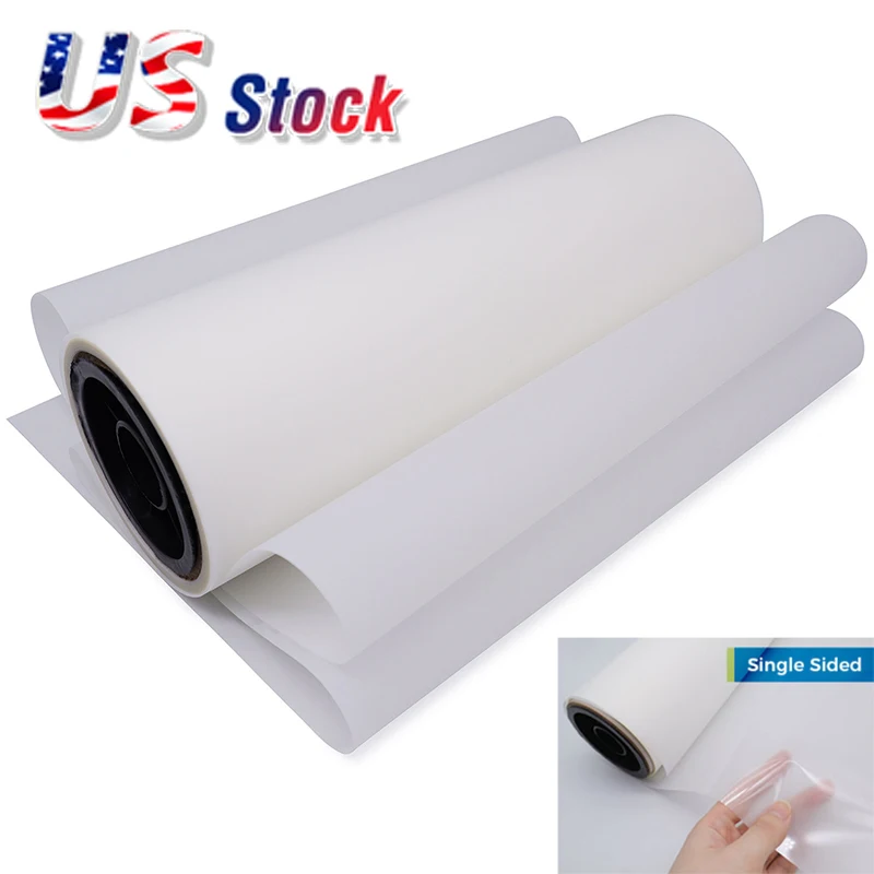 CALCA 33cmx100m DTF PET Transfer Film Premium Roll Direct to Film Hot Peel For T-shirt Heat Transfer Bulk Wholesale US Stock