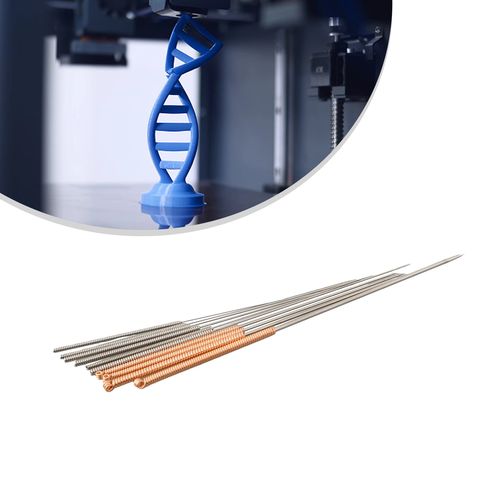 10 шт. иглы для чистки 3D-принтера 0 15 2 25 3 35 4 5 6 8 1 мм игла сопла MK8 V6 из нержавеющей