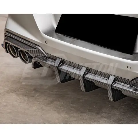BMW M8 F91 F92 F93 Задний диффузор из сухого углеродного волокна Радикальный новый Стайлинг