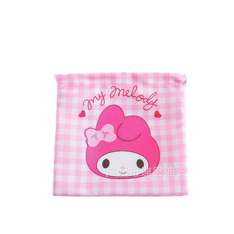 Новая кавайная мультяшная аниме My Melody Cinnamoroll Kuromi с кулиской карманная Милая