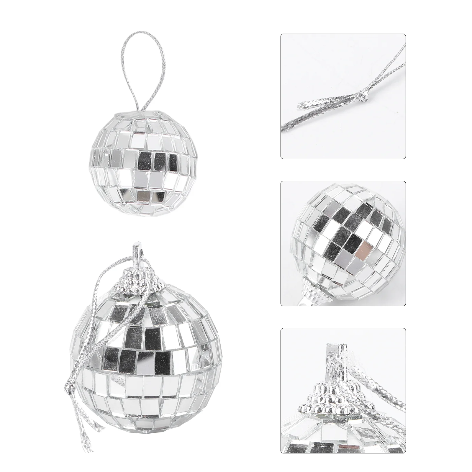 

24Pcs Disco Festive Reflective Xmas Mirror Disco Disco Mirror for Decor Xmas
