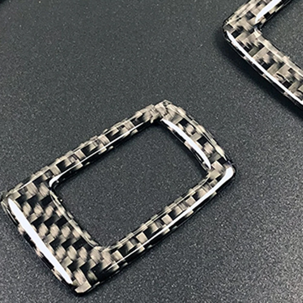 

Garden Indoor Switch Frameo Decorative Stickers Car Door Carbon Fiber Easy To Install Parts Replacements 17*6cm