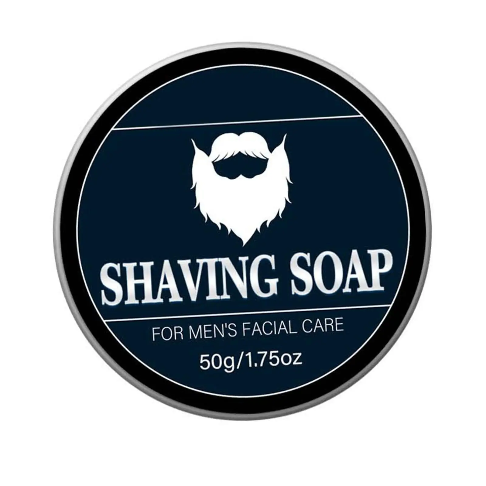 

Shave Soap for Men Lather 50G 1.75oz Wet Shave Smooth Foaming Facial Care Comfortable Shaving Cream for Home Salon