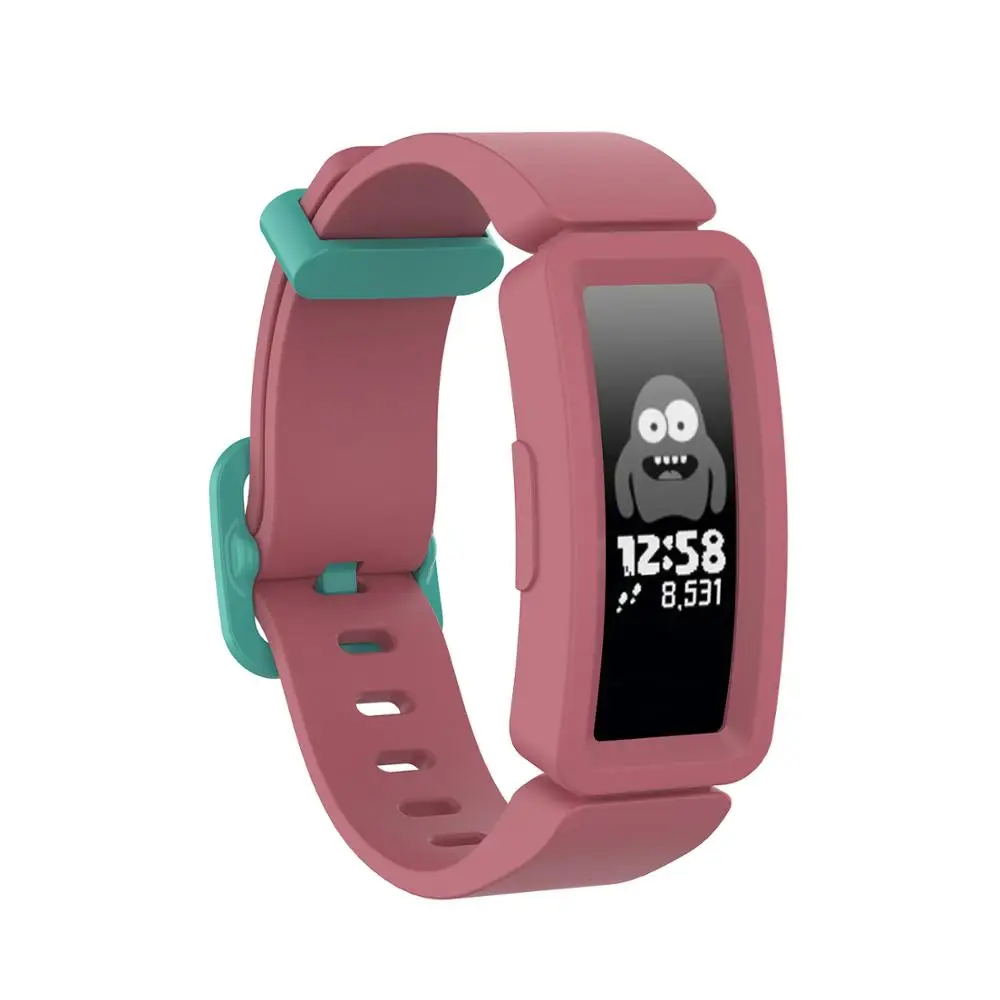 Сменный мягкий силиконовый ремешок для Fitbit ace 2 Детские умные часы Классический