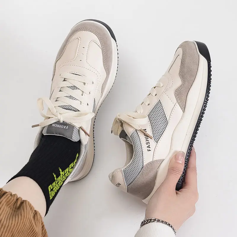 2023 spring new sports shoes versatile student leisure running breathable shoes