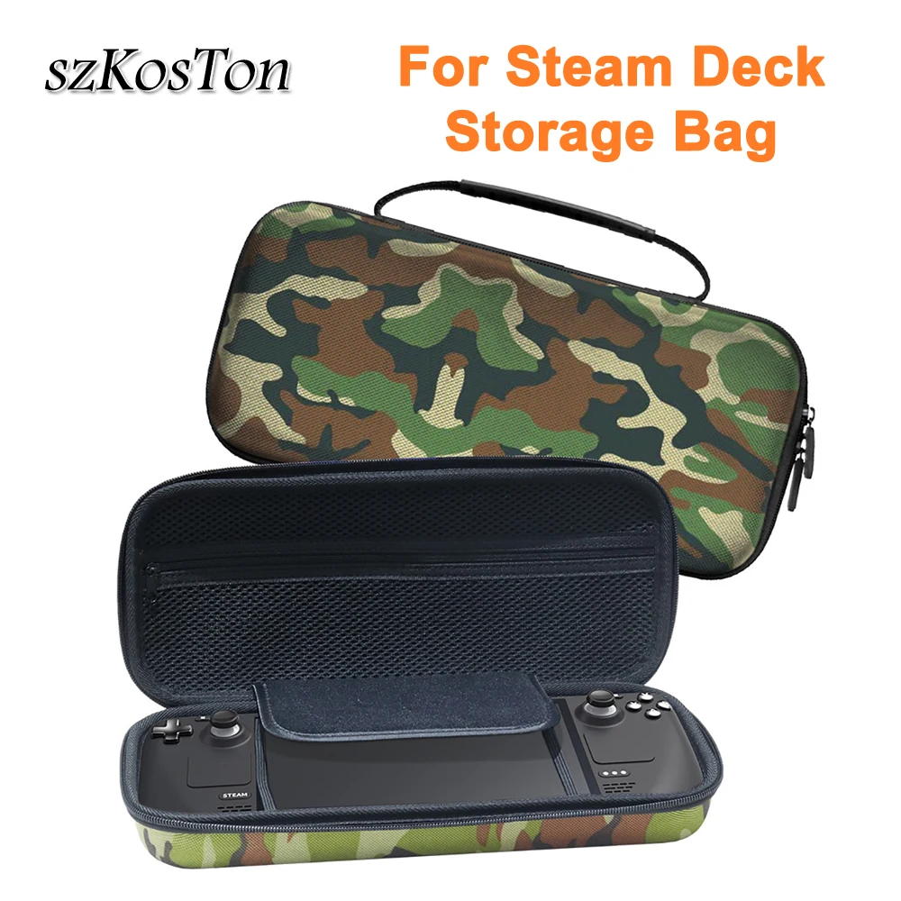 

Game Console Storage Bag for Steam Deck Portable Travel Case EVA Waterproof Carry Box Handbag for Steam Deck Gaming Accessories