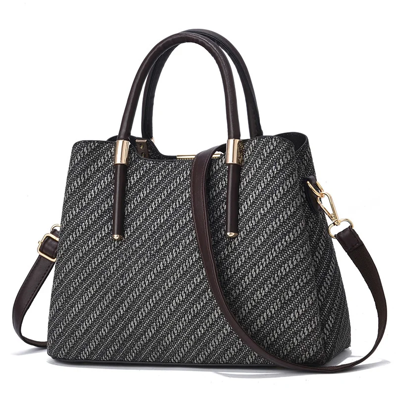 

Women's bag 2023 new atmospheric tote bag high-capacity wheat ear handbag shoulder bag