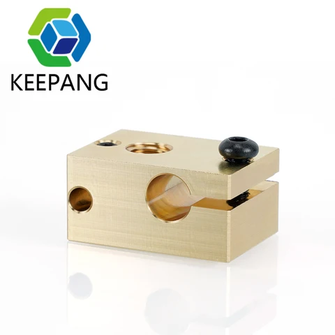 Kee Pang E3D V6 нагревательный блок алюминиевый латунный медный