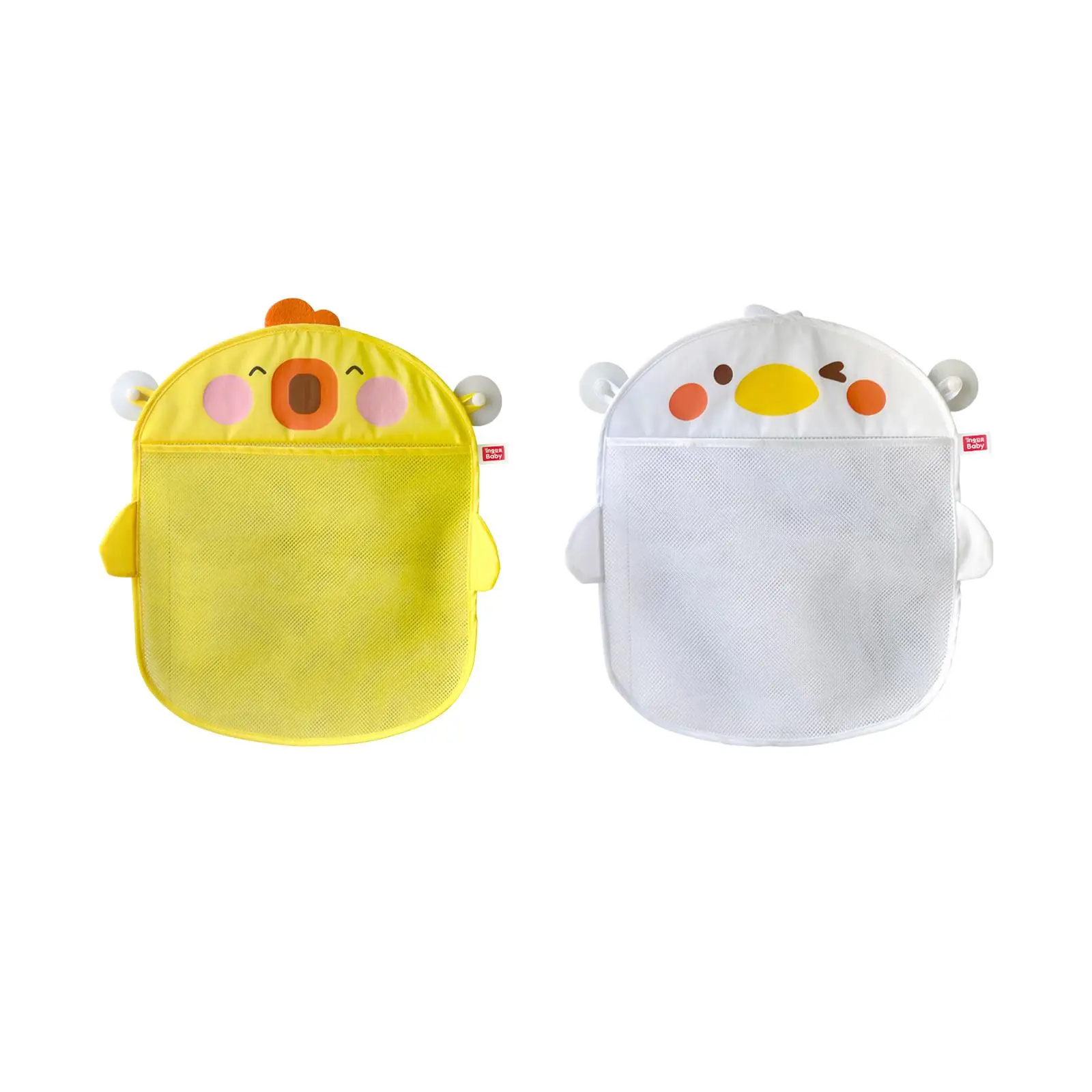 

Baby Bath Toy Organizer Storage Holders Quick Dry Mesh Bag with Suction