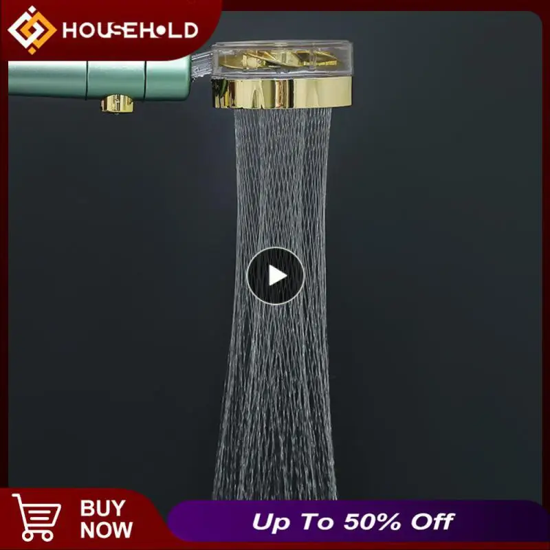 

With On/off Switch Stop Button Filter Shower Head Circular Shower Head Water-saving Ecology Hand-held Shower Nozzle High Flow