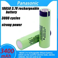 original panasonic ncr18650b 3400mah 3 7v 18650 lithium li ion rechargeable batteries for flashlight toy laptop camera