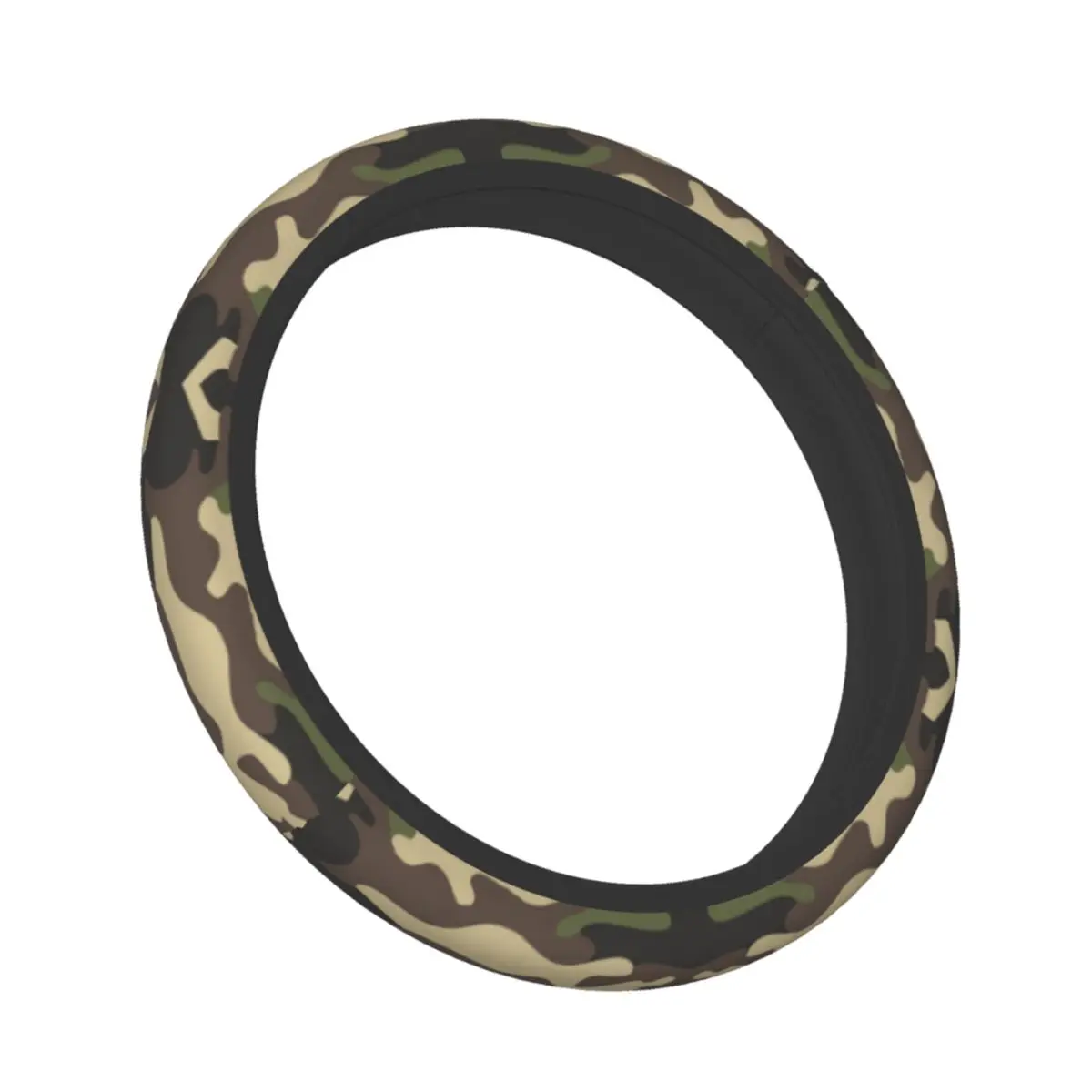 Зелено-коричневый военный камуфляжный чехол на руль Армейский Камуфляж защита