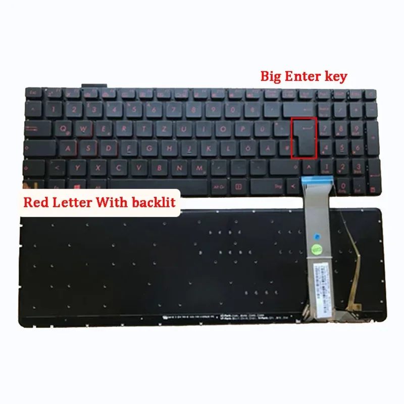 Новая клавиатура для ноутбука ASUS ZX50V FX-PLUS G551JX G551VW N552V ZX50XJ ZX50JX GL552J GL552V FX-PRO G552VM G552VX