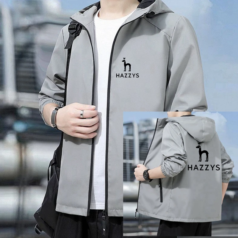 

2023 New Men Jackets Waterproof Military Hooded Jacket Windbreaker Outdoor Camping Hiking Sports Coat Thin Casual Male Overcoat