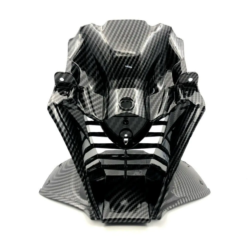 Hydro Dipped Carbon Fiber Finish Middle Front Upper Nose Fairing Cowl For YAMAHA YZF-R6 2006 2007 R6