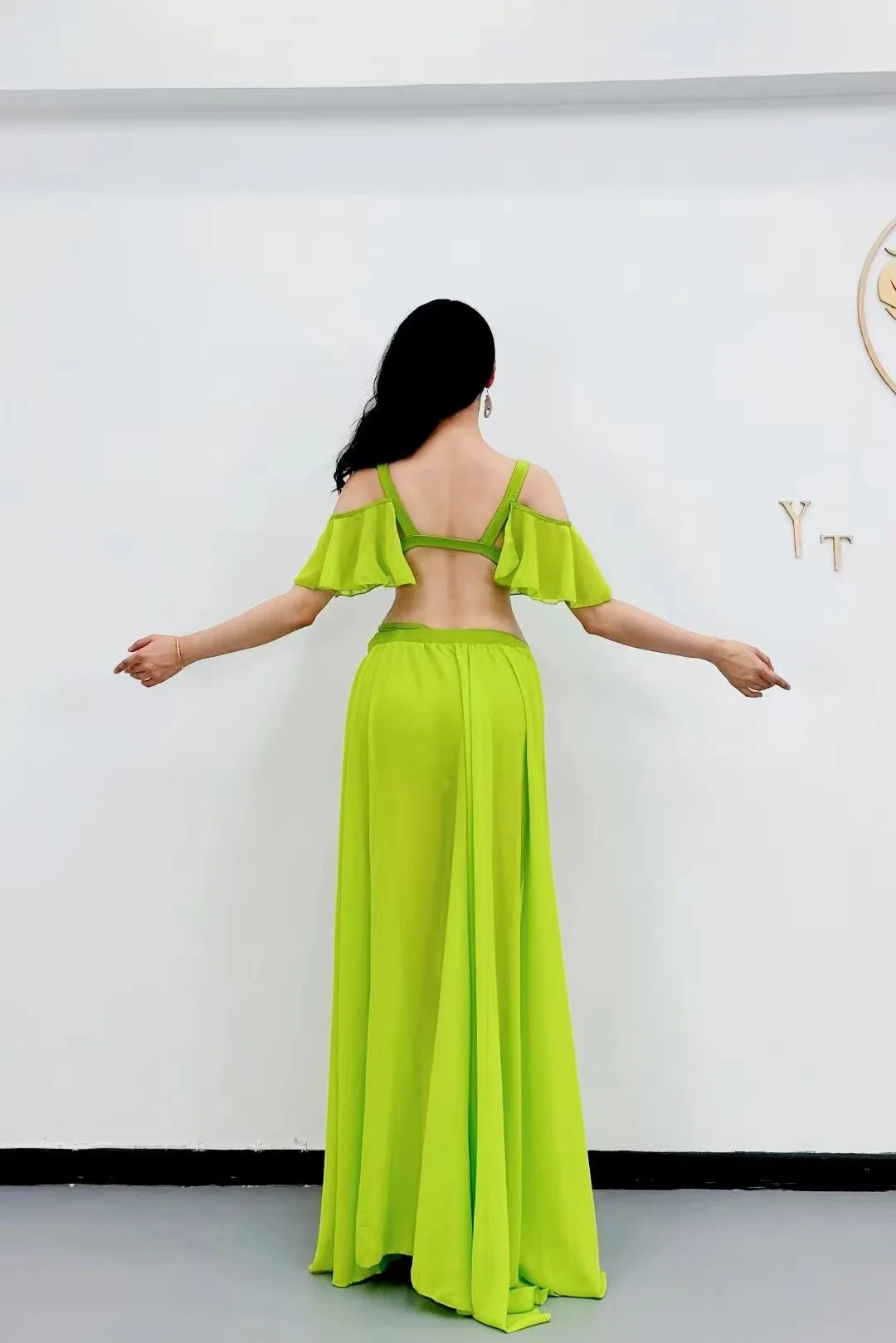 Сари Индийское Индийский Костюм Юбка Для Танцев Танец Живота Топ Восточных