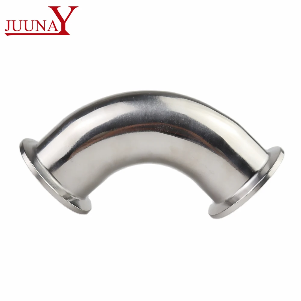 Тройник 90 градусов Tri Clamp из нержавеющей стали SS304 для санитарных трубных соединений диаметром 1,5", 2", 2,5", 3", 3,5" и 4" для домашнего пивоварения.