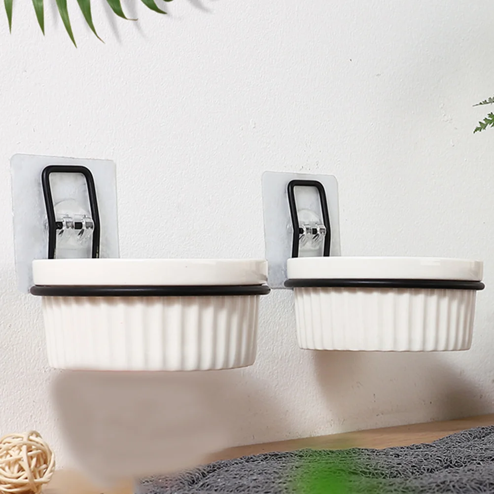 

Настенное кольцо для кормления собак, подставка для кастрюль, держатель для воды, подвесное крепление для кормления мисок, чаш, цветов, дома...