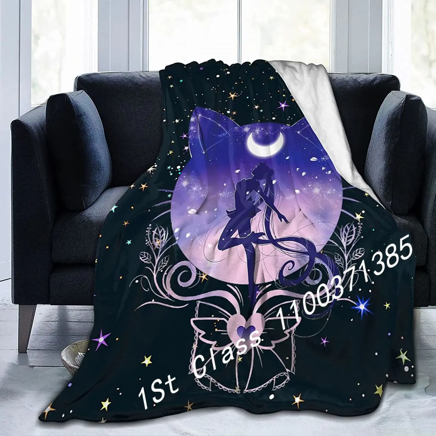 

3D Print Funny Anime Blanket Cartoon Flannel Throw Blanket Soft Throw Blankets for Couch Bed Living Room Sofa Bedding M-5