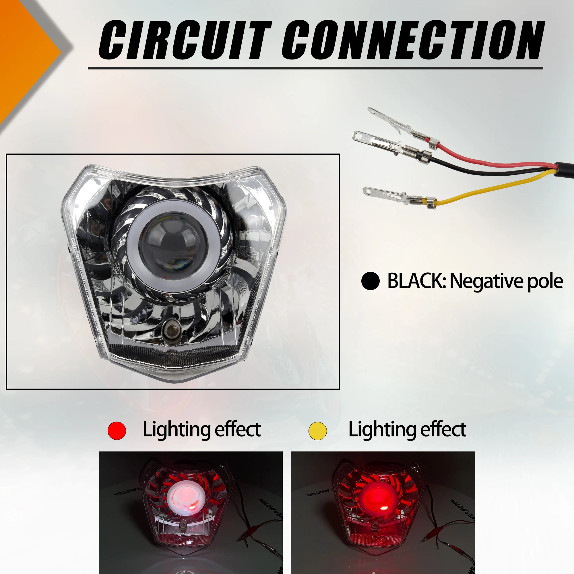Фото Для KTM светодиодная мотоциклетная фара EXC EXCF SXF SX XC XCW XCF XCFW 125 250 300 350 450 Аксессуары для велосипеда Enduro №2