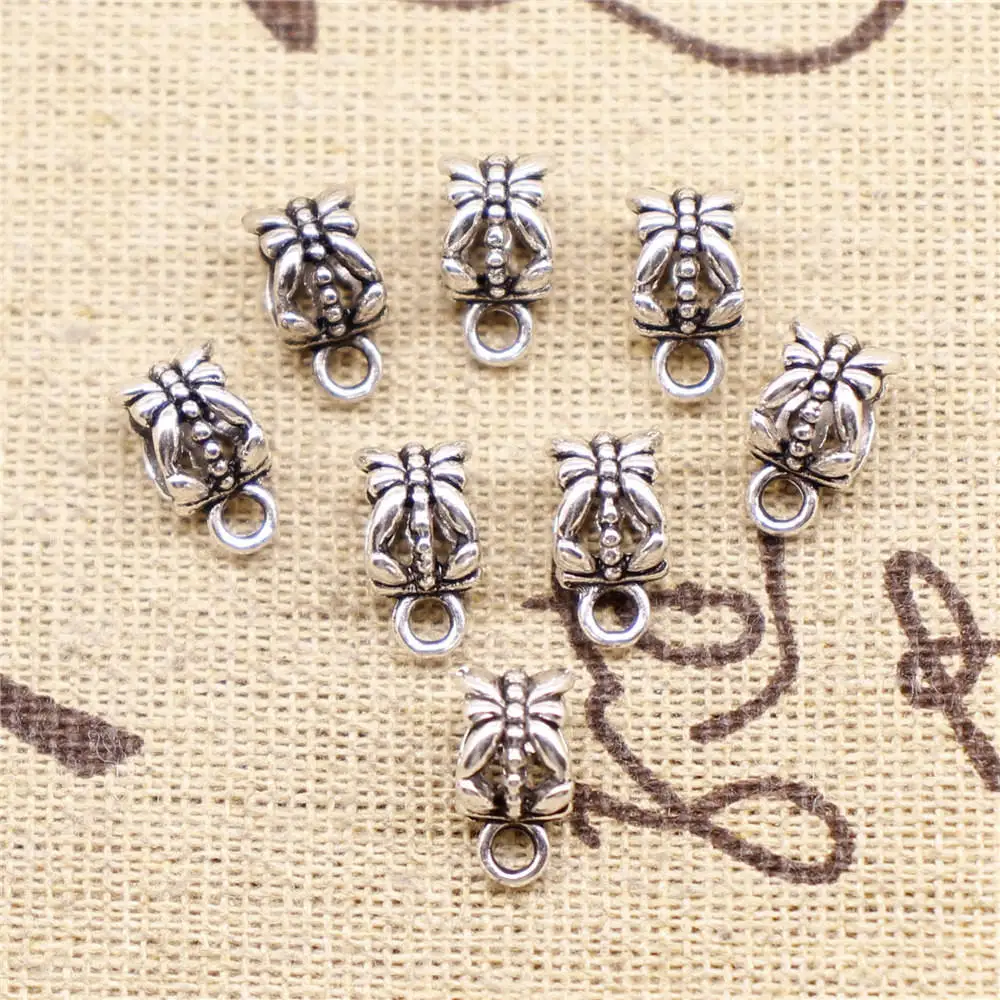 

20 шт., шапочки для бисера, 11x7x6 мм